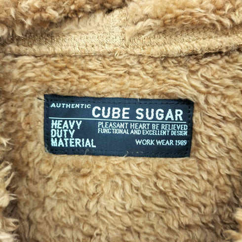 キューブシュガー CUBE SUGAR ダブルポケットフリースジャケット レディース JPN:M